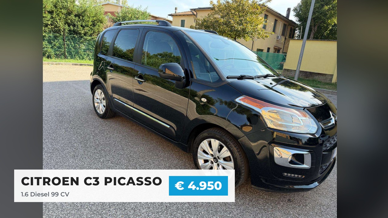 Video Citroen C3 Picasso PICASSO 1.6 - NEOPATENTATI - 12 MESI DI GARANZIA -